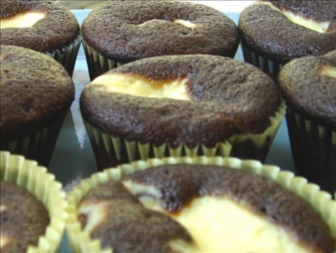 Image of Low Fat Chocolate Cream Cheese Cupcakes, Spark Recipes