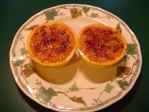 Broiled Sugar and Spice Grapefruit