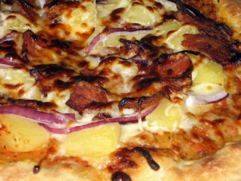 Bacon Pineapple Pizza