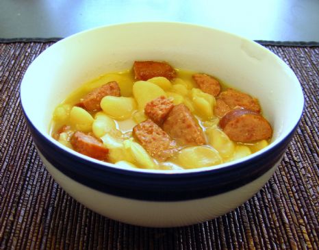 Image of White Bean & Smoked Sausage Soup, Spark Recipes