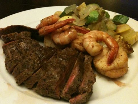 Image of Tri Tip Surf And Turf With Savory Vegetables And Pan Sauce, Spark Recipes