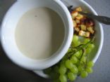 Ajo Blanco con uvas