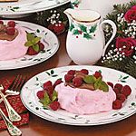 Chocolate-Filled Raspberry Meringues