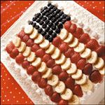 Image of American Flag Cake, Spark Recipes