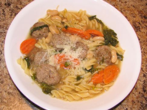 Image of Veal Meatball And Broccoli Rabe Stoup, Spark Recipes