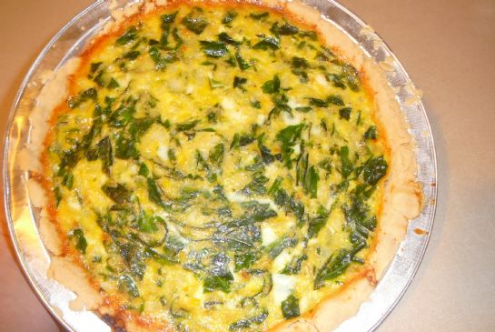April's Spinach Quiche