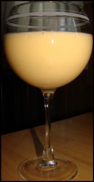 Peach Mango Soy Smoothie