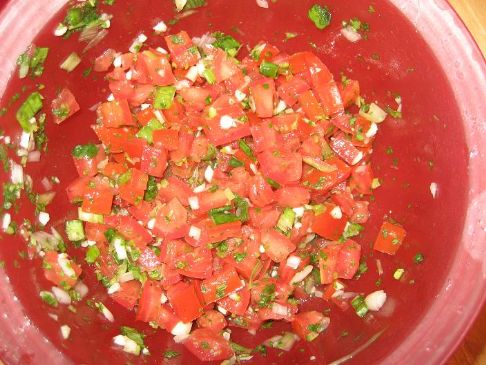 PICO DE GALLO SALSA WITH PICTURE