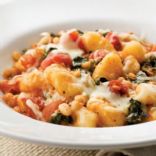 Skillet Gnocchi with Swiss Chard and White Beans