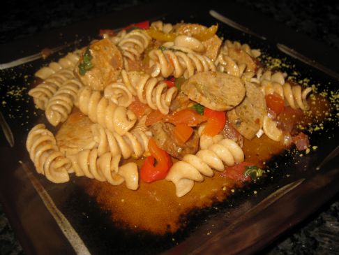 Italian-Style Pasta with Peppers and Sausage