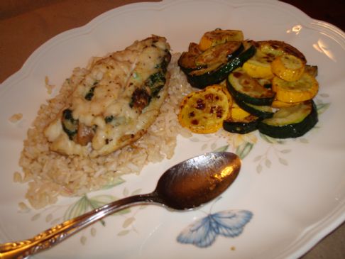 Stuffed trout