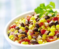Bean, Corn, Avocado Salad