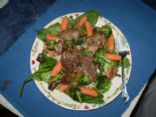 Image of Chicken Livers & Garlic Italiano With Bed Of Veggies & Barley, Spark Recipes