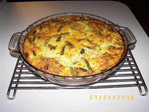 Image of Crustless Vegetable Quiche, Spark Recipes