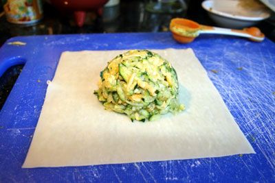 Cheesy Zucchini roll