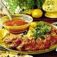 Honey Barbecue Pork Roast with Carrots and Corn