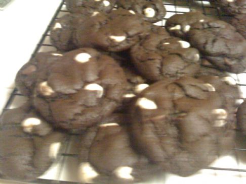 Chocolate White Chocolate Chip Cookies