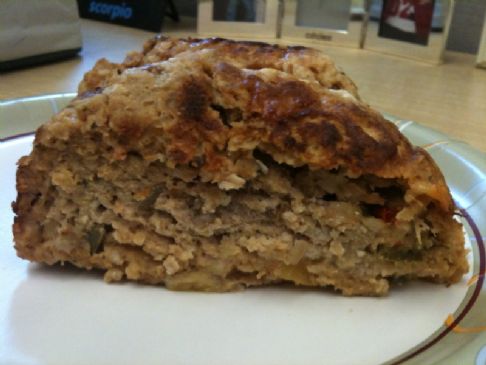 Cheesy Salsa Turkey Meatloaf