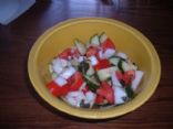 Hot and sweet healthy salad