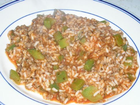 skillet suffed pepper casserole