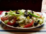 Image of Greek Salad With Oregano-feta Dressing, Spark Recipes