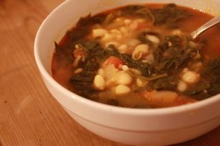 White Bean and Spinach Soup
