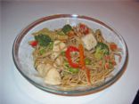 Image of Asian Style Chicken Vegetable Pasta, Spark Recipes