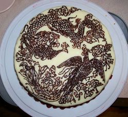 White Chocolate Raspberry Cake