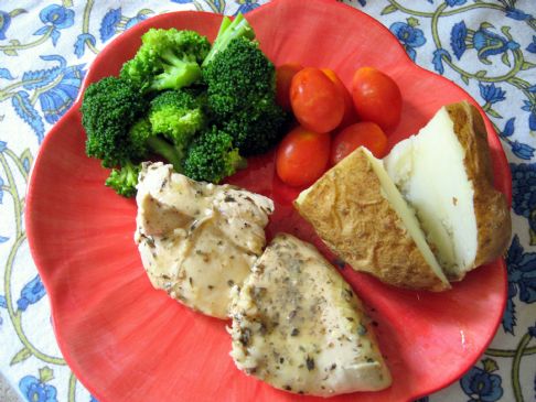 Provençal Chicken with White Wine Lemon Butter Sauce