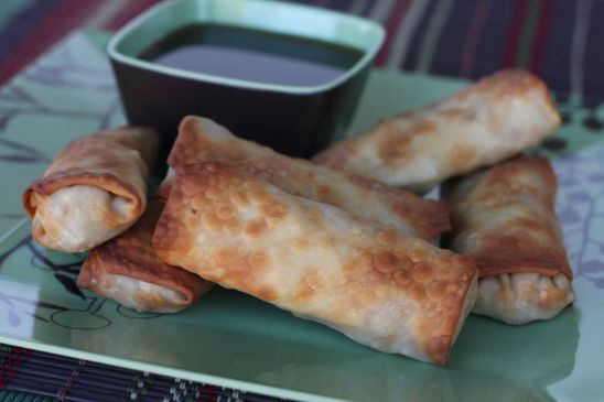 Baked Chicken Egg Rolls: Un-Chained Recipe Contest