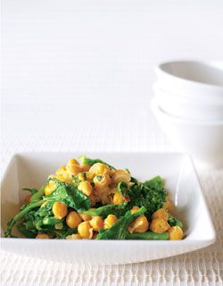 Dereks rapini & Chickpeas