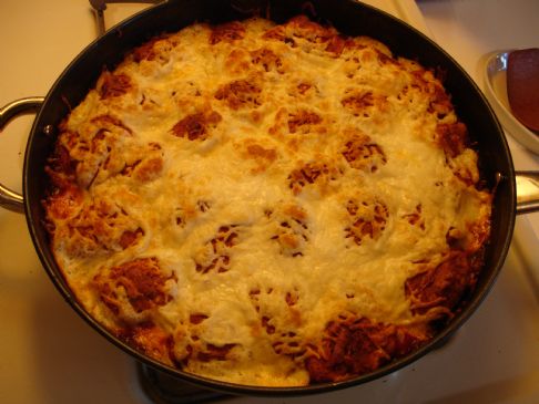 Stovetop Bubble Up Pizza with Beef