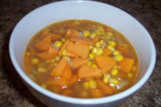 LaRaine's Cookin' for 2 Sweet Potatoe Soup