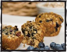 Image of Blueberry-cranberry Agave Granola Bar Muffins, Spark Recipes