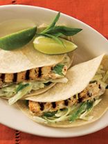 Image of Mojito-grilled Fish Tacos With Lime Slaw Topping, Spark Recipes
