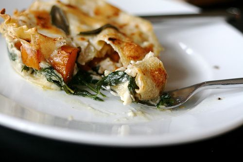 Spinach & Butternut Squash Lasagna