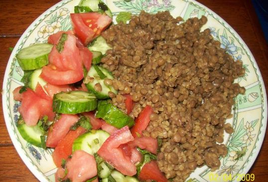 Lentils and Bulgur / Moujadara