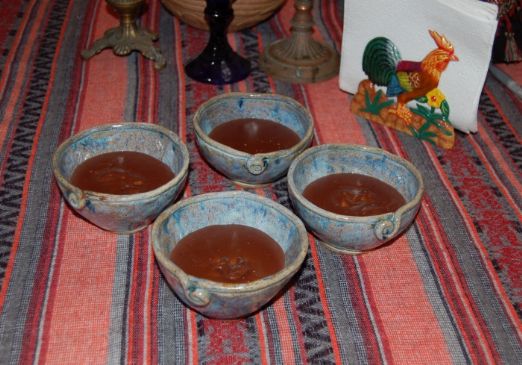 Dark Chocolate Pudding