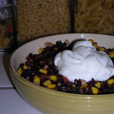 White Beans, Corn, Tomatoes and Rice Meal