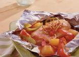 Grilled Sweet-and-Sour Chicken Packets With Rice