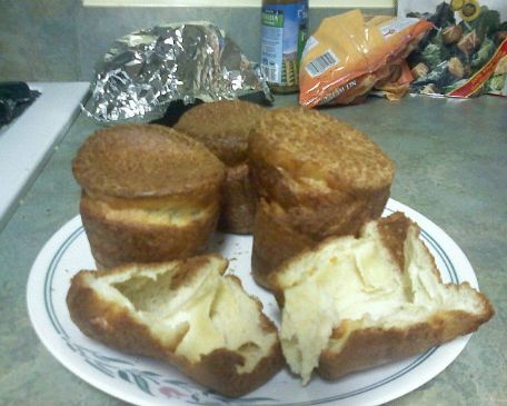 Yorkshire Pudding or Popovers (low fat, low sodium, lactose free)