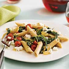 Image of Quick Penne With Spinach And Feta, Spark Recipes