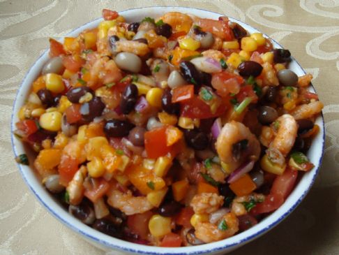 Image of Tamz Confetti Shrimp Salad, Spark Recipes