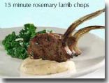 15 Minute Rosemary Lamb Chops