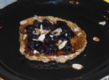 Image of Wheat Oat Flax Pancakes With Blueberries & Almonds, Spark Recipes