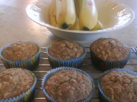 Banana Oat Muffins