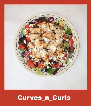 Image of Greek-esque Chicken Feta Salad, Spark Recipes
