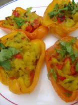 Image of Cannellini Bean-stuffed Peppers, Spark Recipes