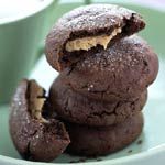 Chocolate Peanut Butter-filled Cookies