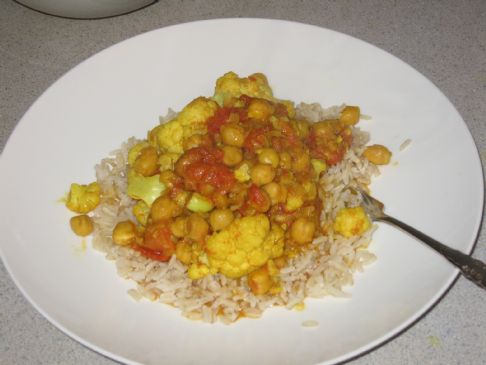 Image of Curried Chick Peas, Spark Recipes